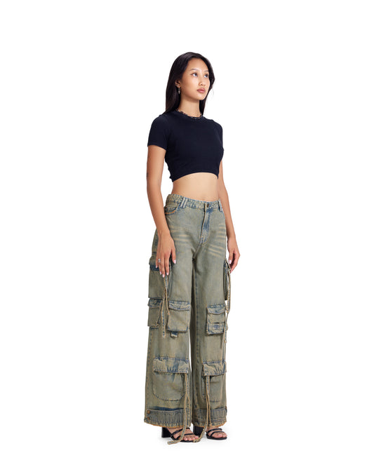 Utility Cargos - Cielo Vintage Cream