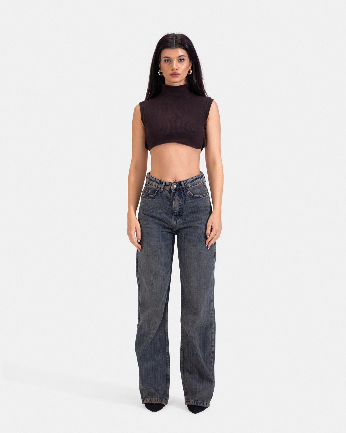 The Striped Jeans - Vintage Blue