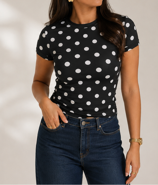 Polka dots Top - Oreo Melt