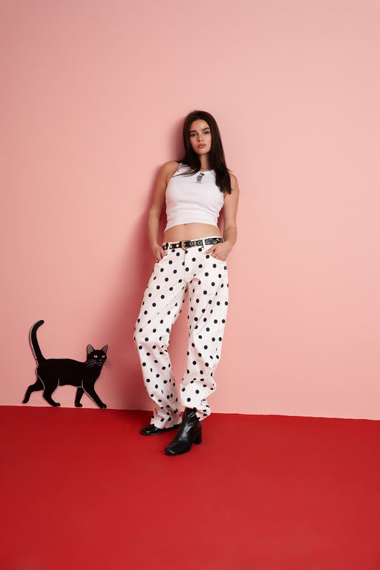 Play Pants- Polka Dots
