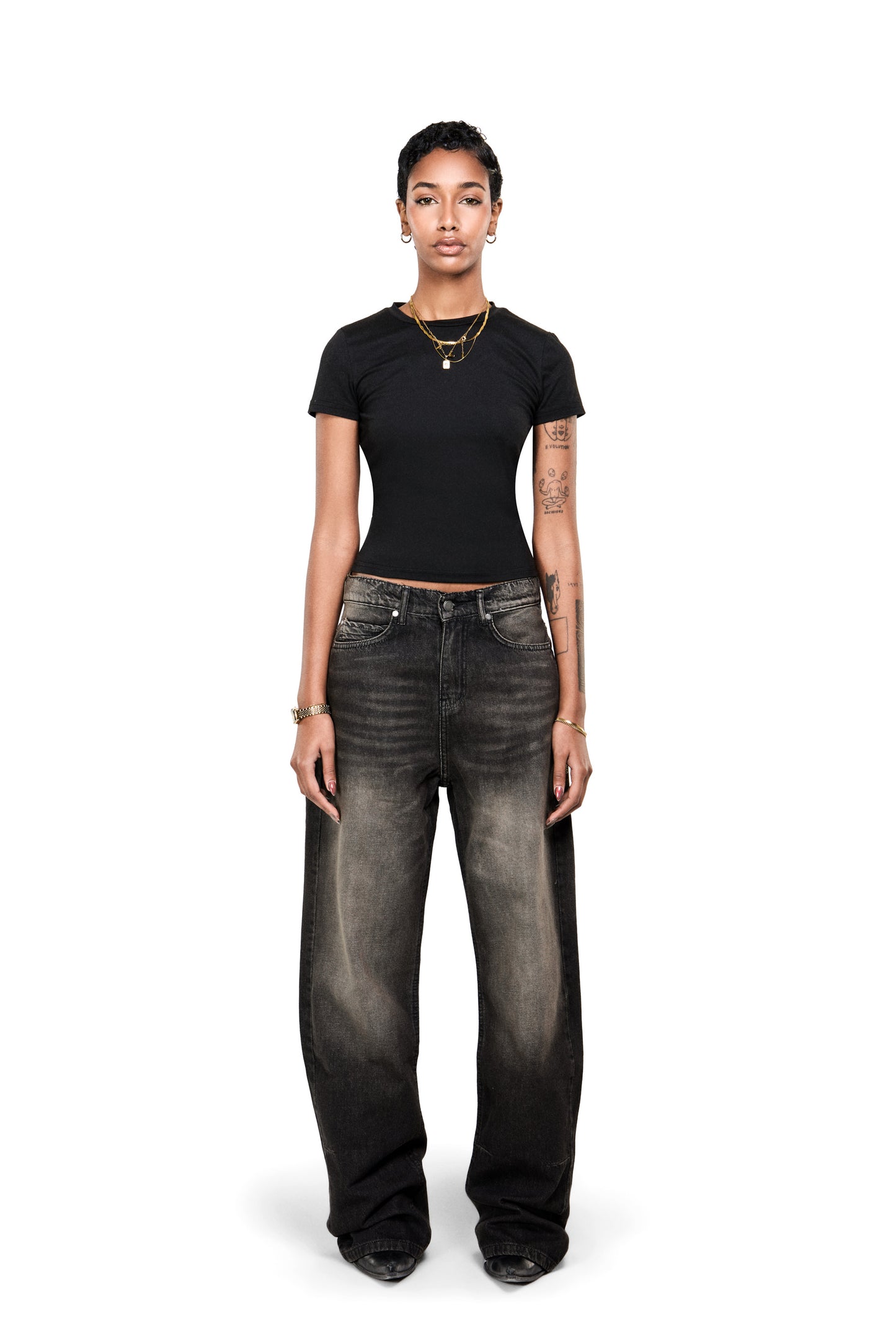 101 Jeans- Dirty Black