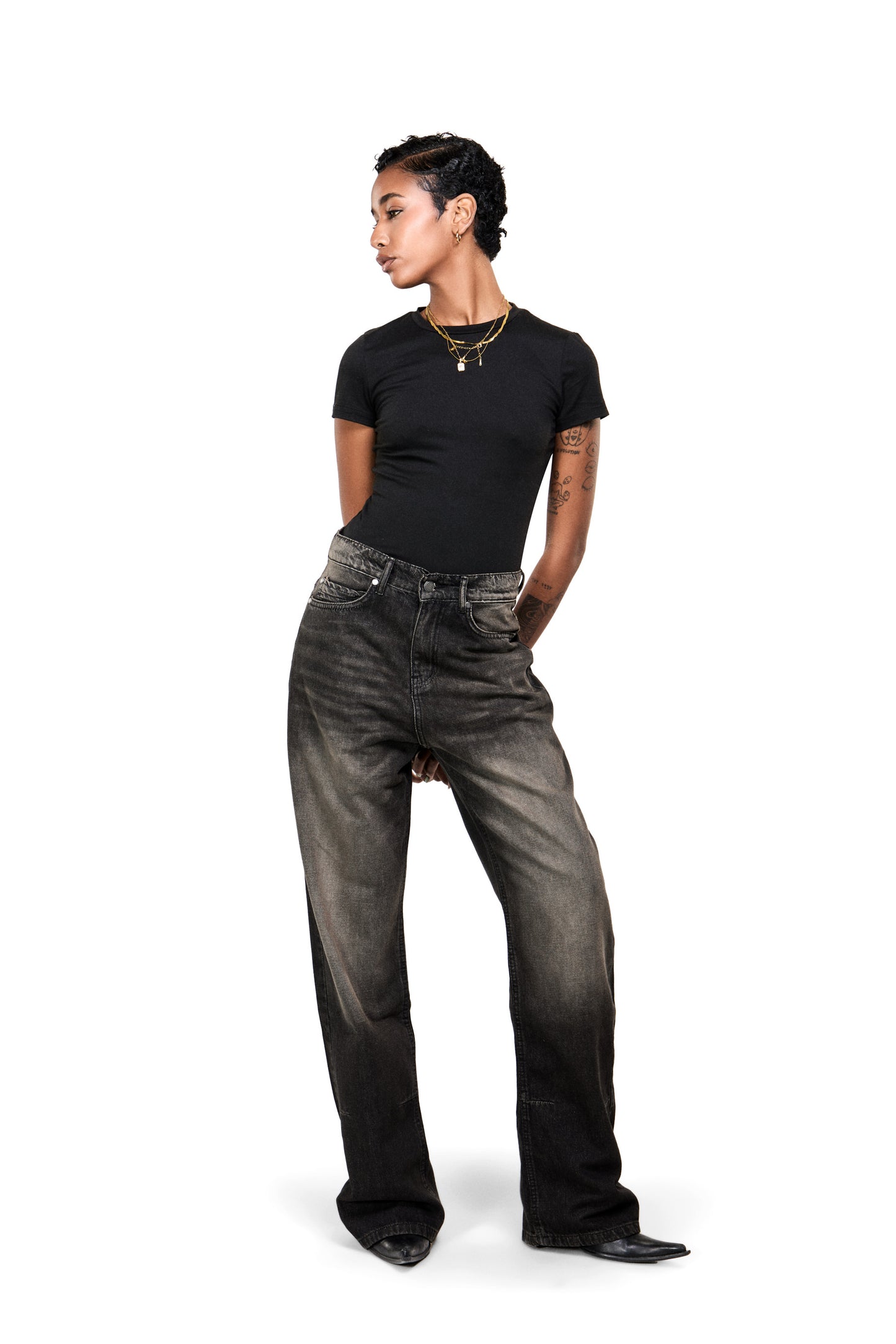 101 Jeans- Dirty Black