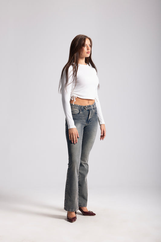 Flare Jeans- Vintage Blue