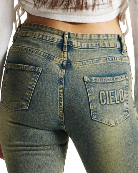 Flare Jeans- Cream