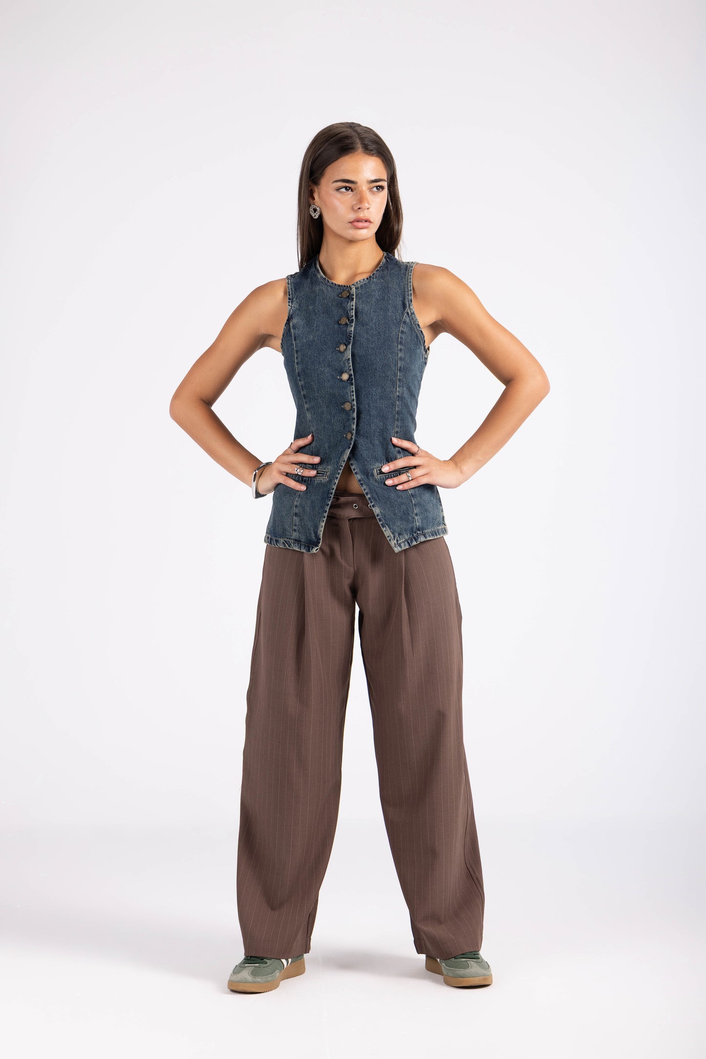 Denim Vest - Vintage Blue