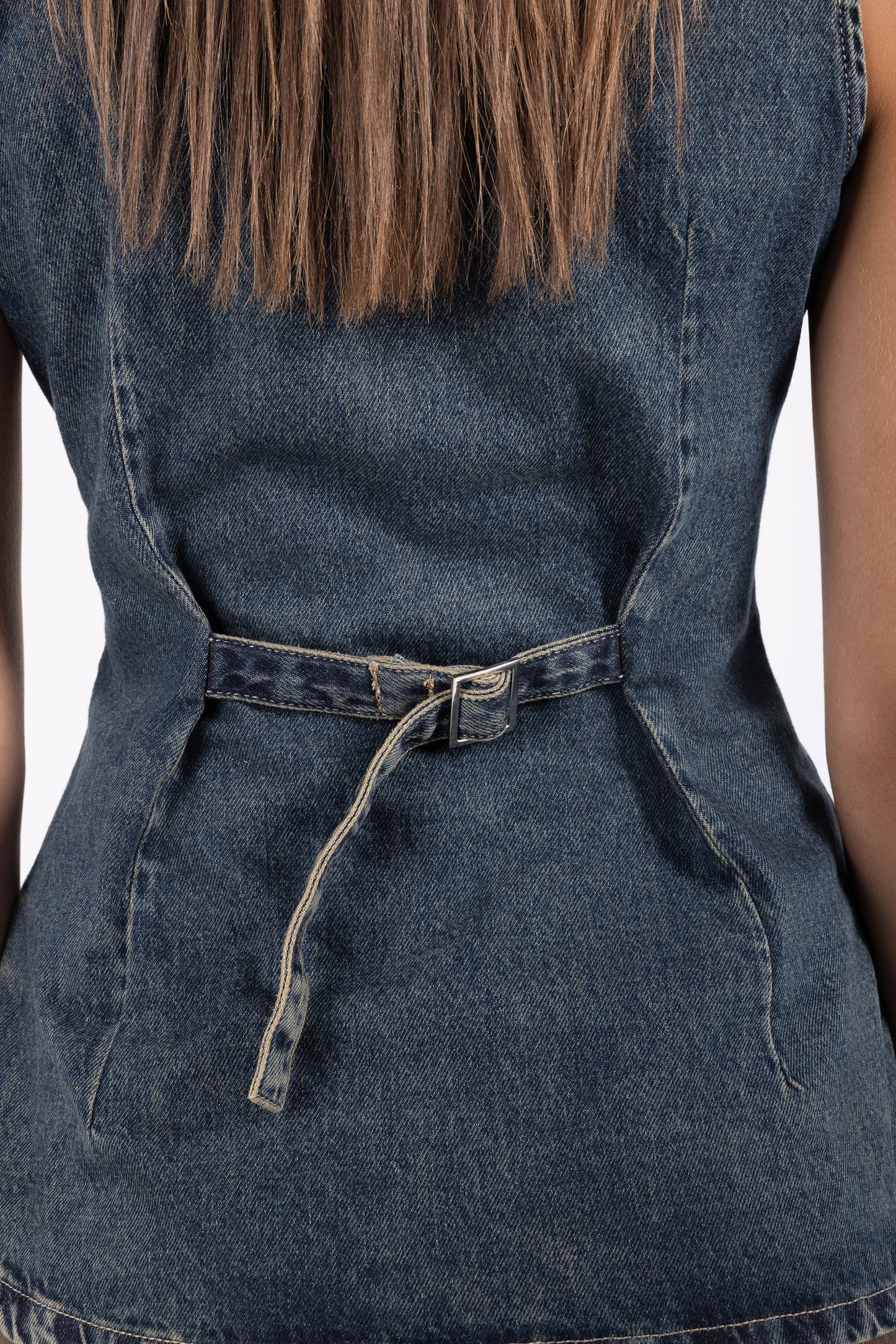 Denim Vest - Vintage Blue
