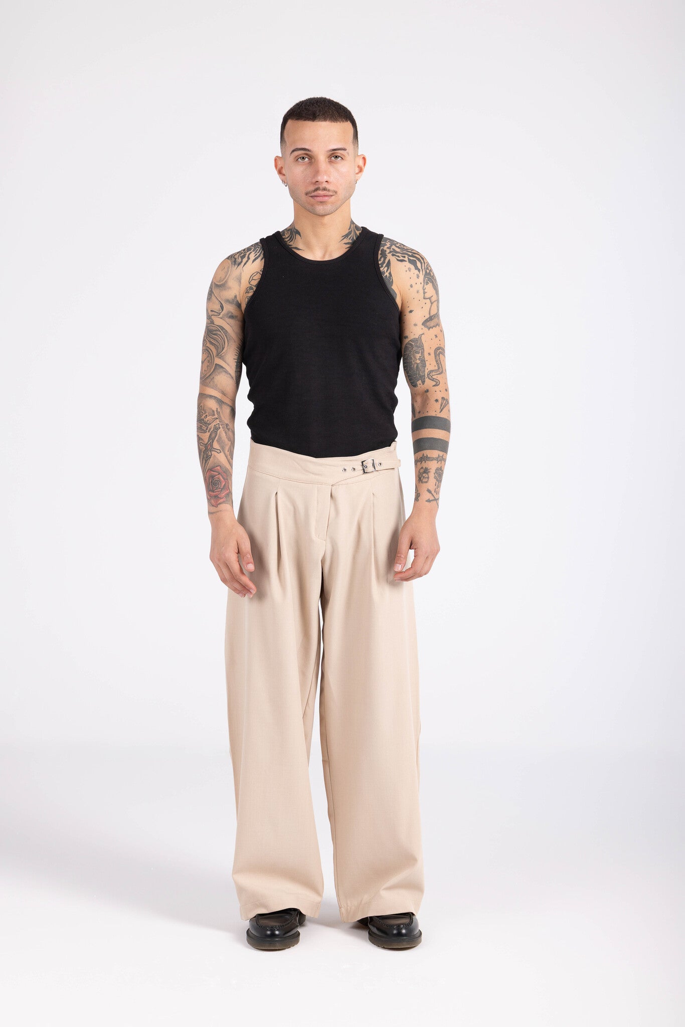 Cinch Trouser- Beige