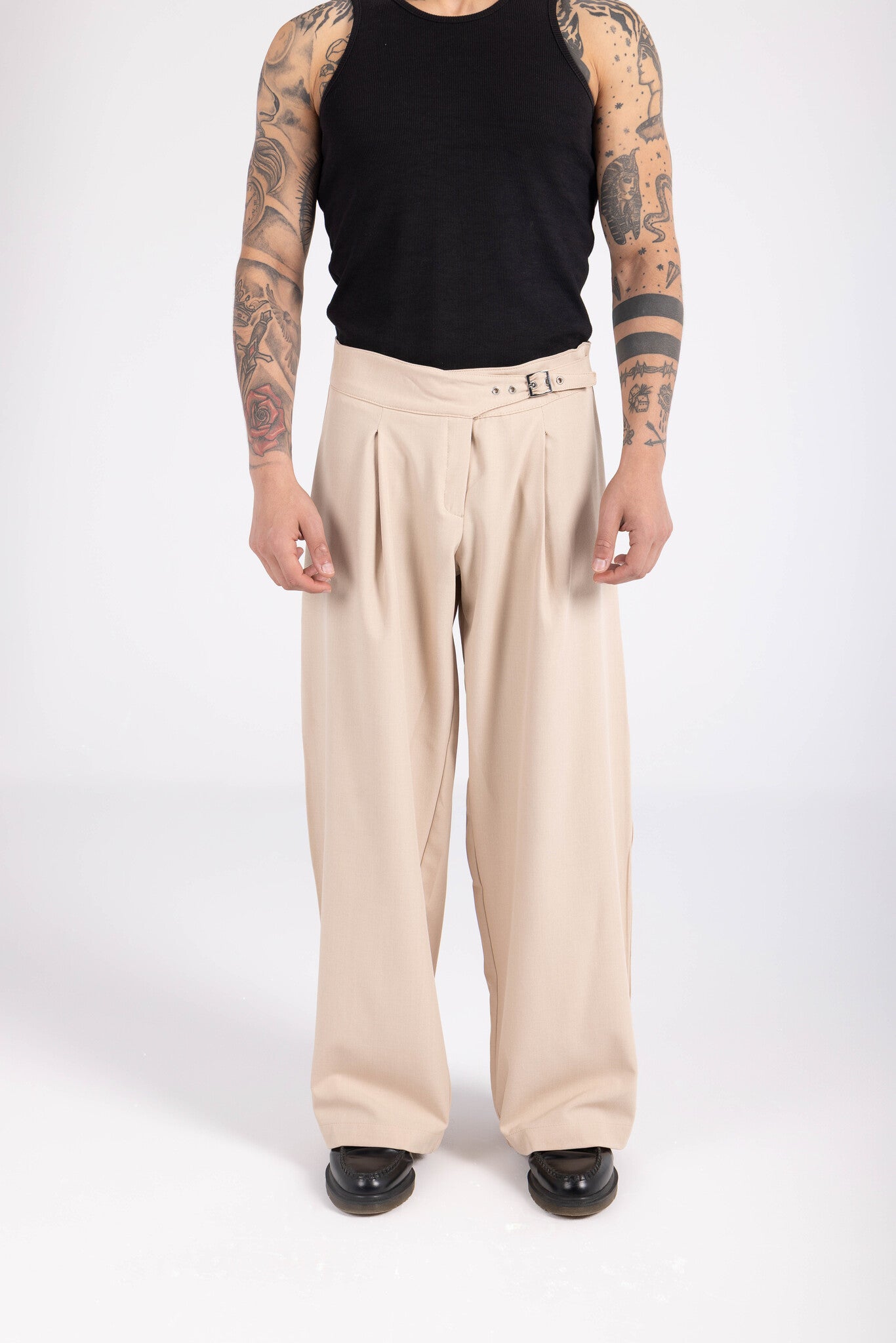 Cinch Trouser- Beige