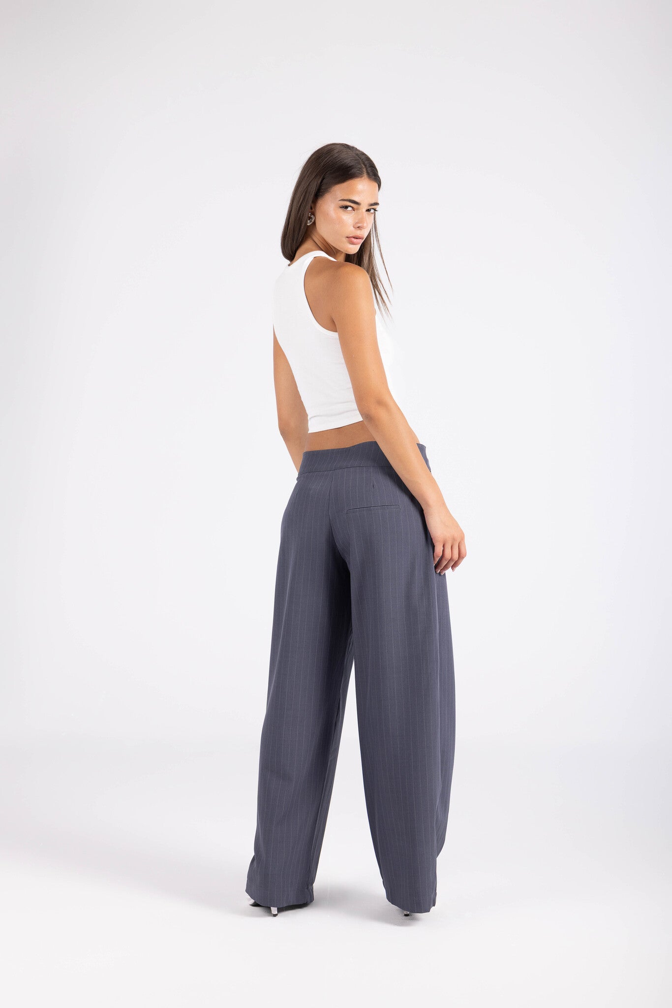 Striped Cinch Trouser - Dawn