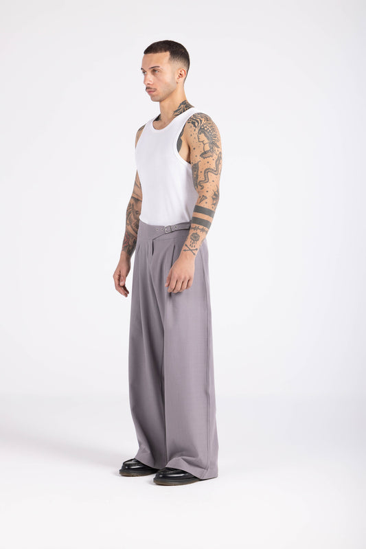 Cinch Trouser - Light Grey
