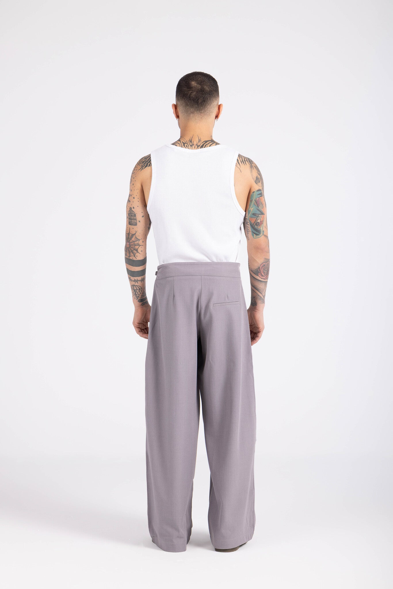 Cinch Trouser - Light Grey