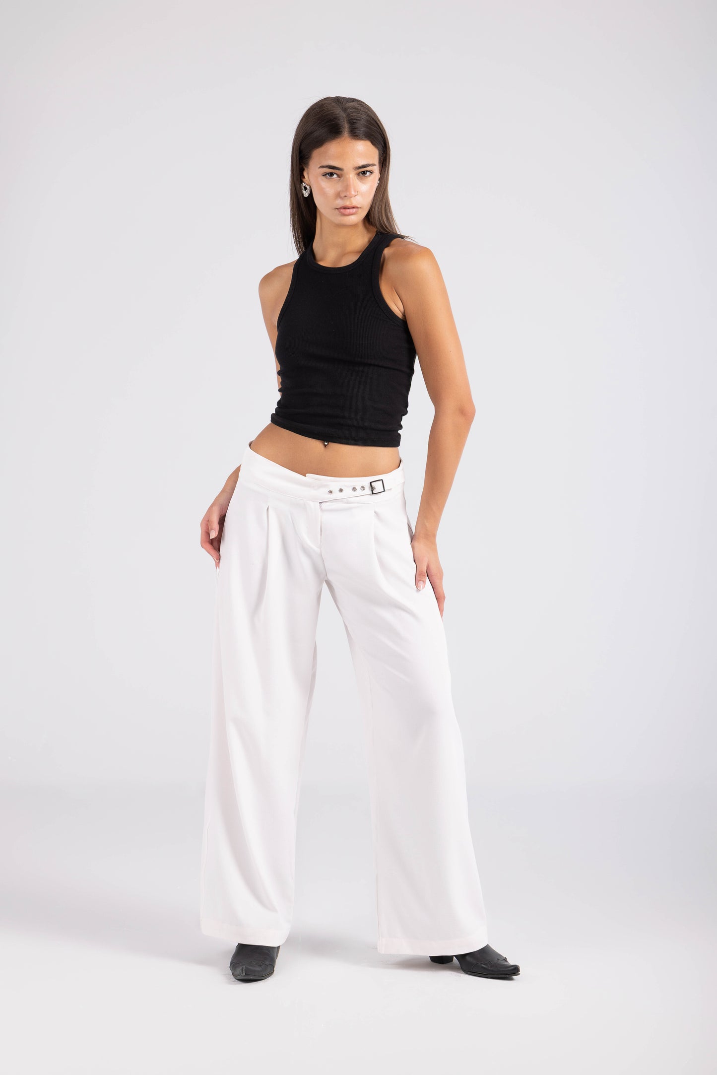 Cinch Trouser - White