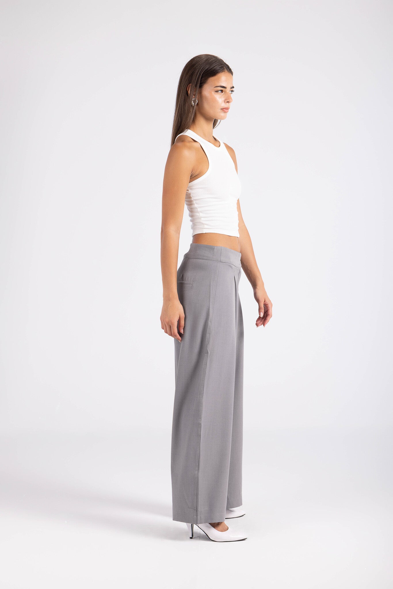 Cinch Trouser - Light Grey