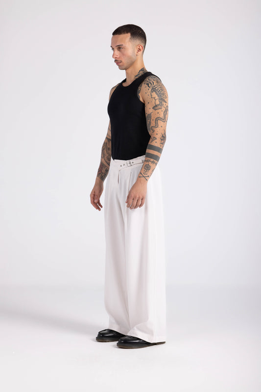 Cinch Trouser - White