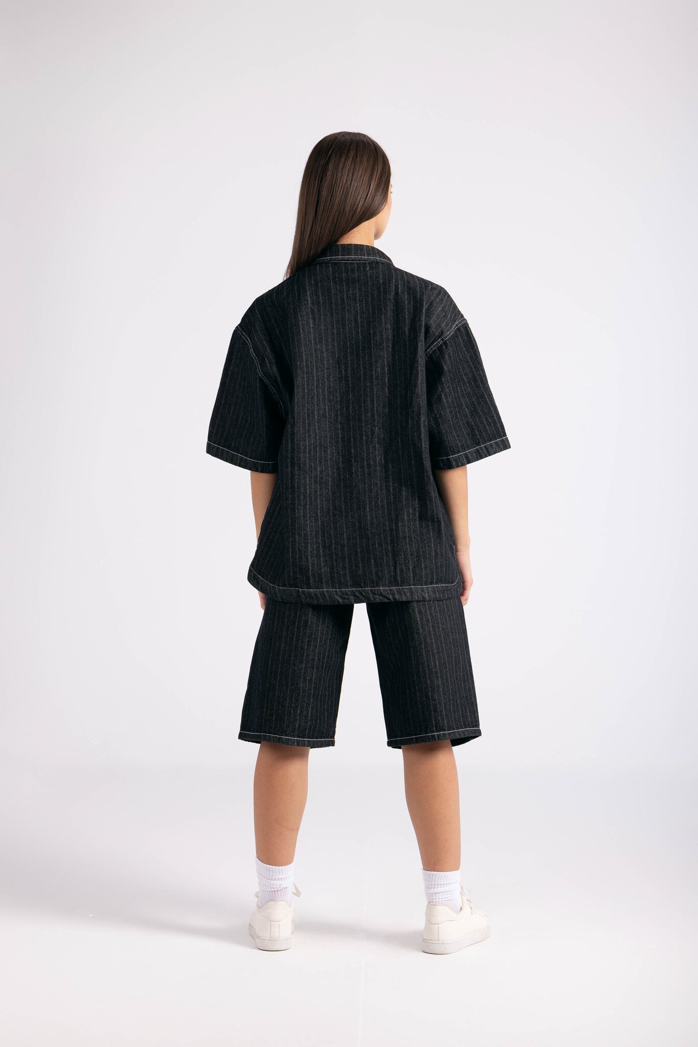Striped Jacket - Black