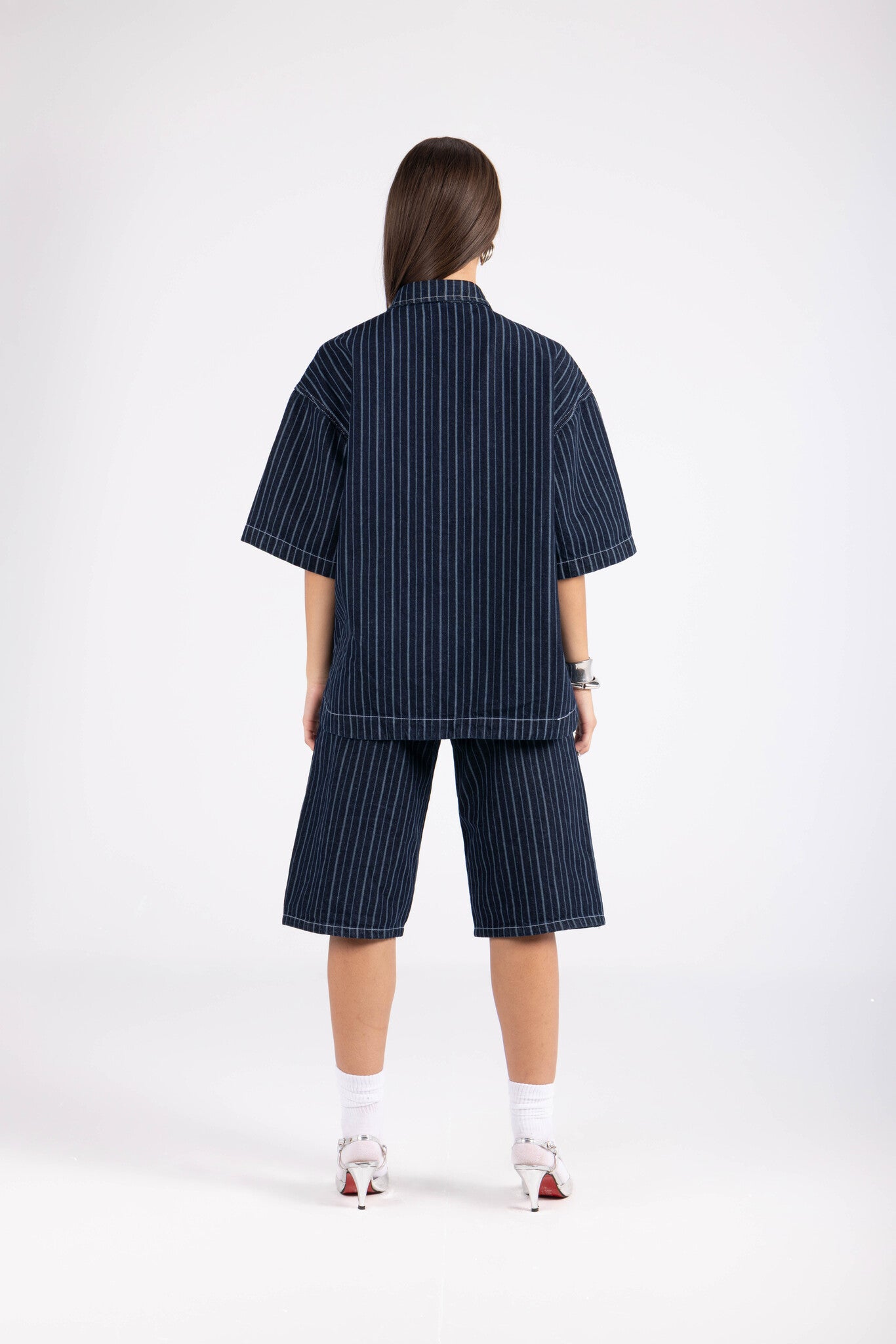 Striped jacket - Blue