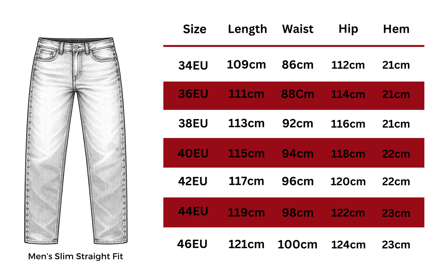 Men's Slim Straight Denim-Twilight