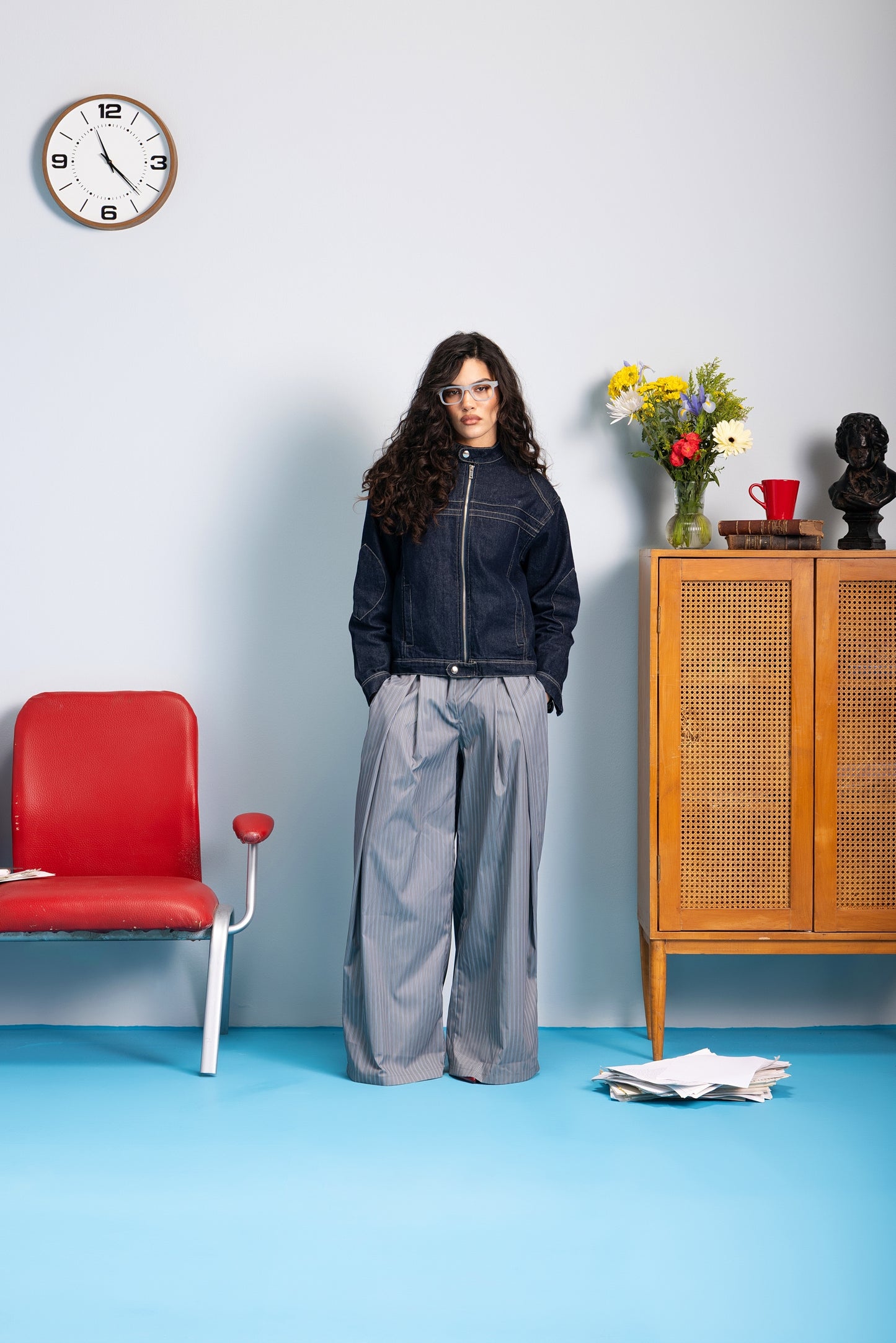 Moto Jacket - Deep Navy