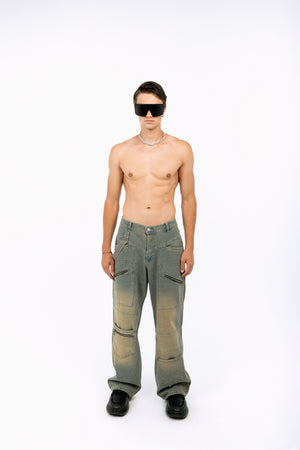 THE ELITE JEANS- CREAM