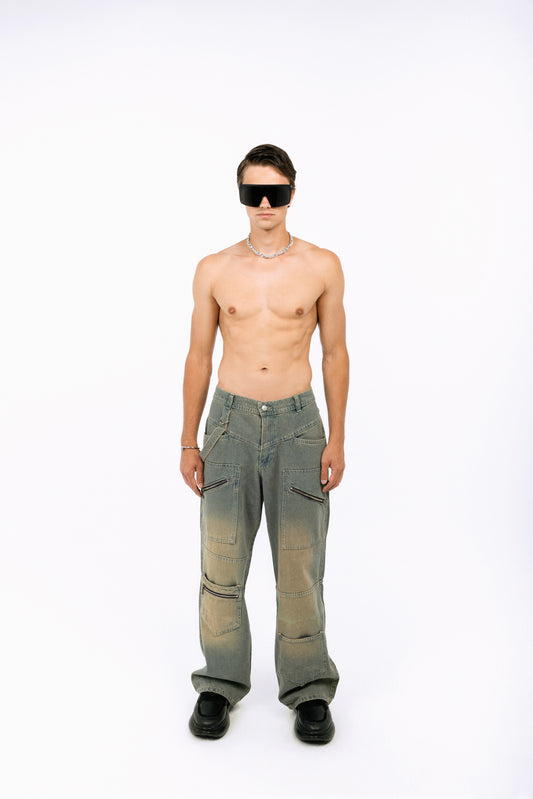 THE ELITE JEANS- CREAM