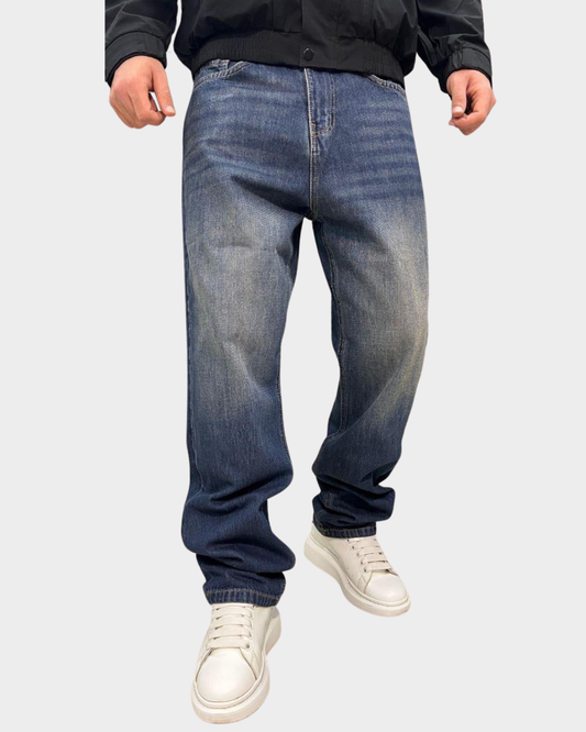 Men's Slim Straight Denim-Twilight