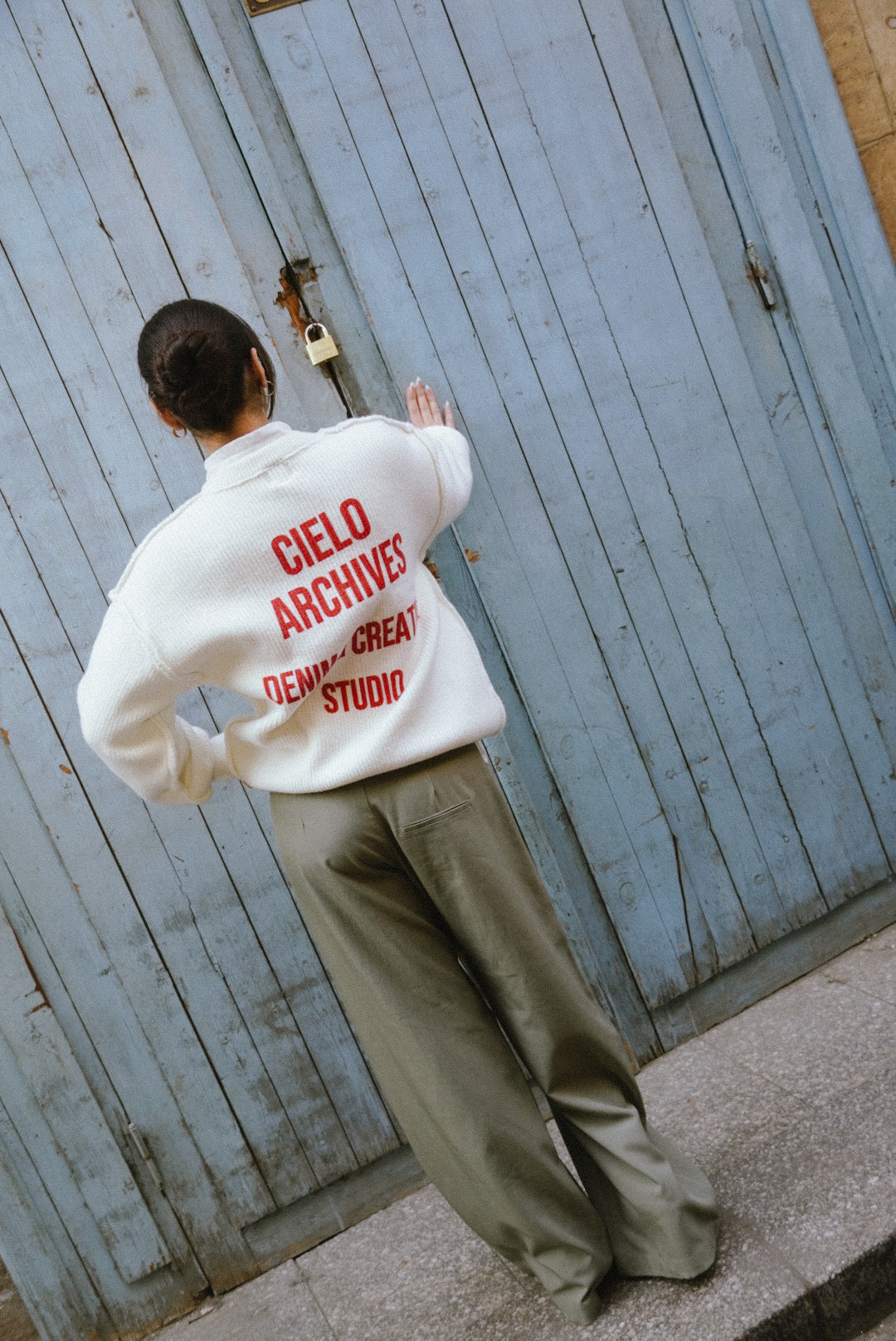 Knit Pullover - White