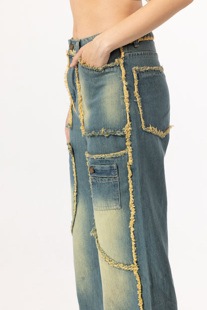 OLD WEST JEANS - GREEN