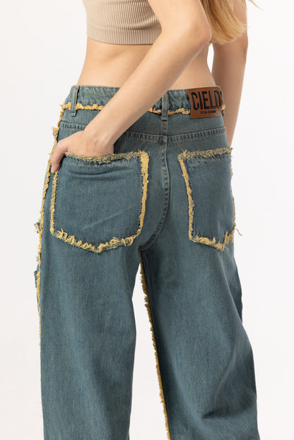 OLD WEST JEANS - GREEN