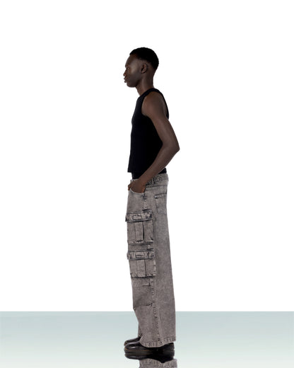 DRAPED CARGOS - GREY