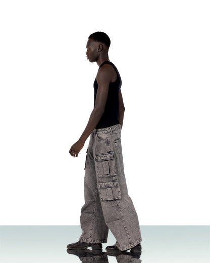 DRAPED CARGOS - GREY