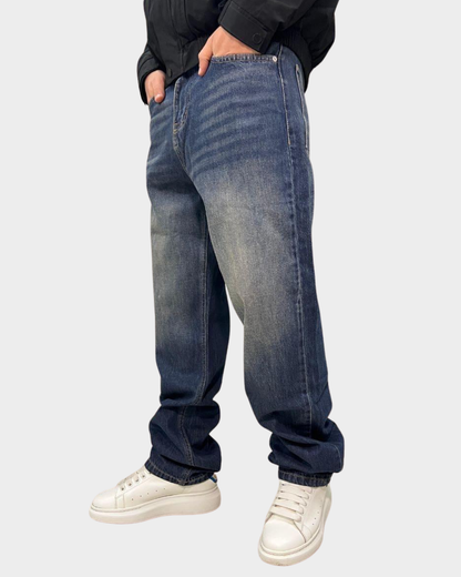 Men's Slim Straight Denim-Twilight