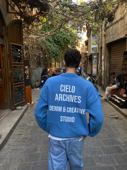 Knit Pullover - Blue