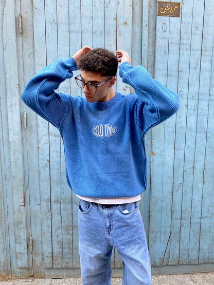 Knit Pullover - Blue