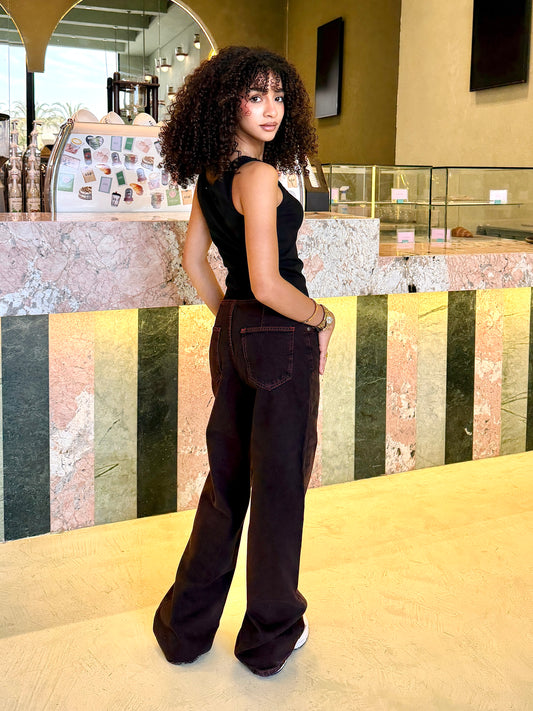 No Waist Denim - Cielo Red