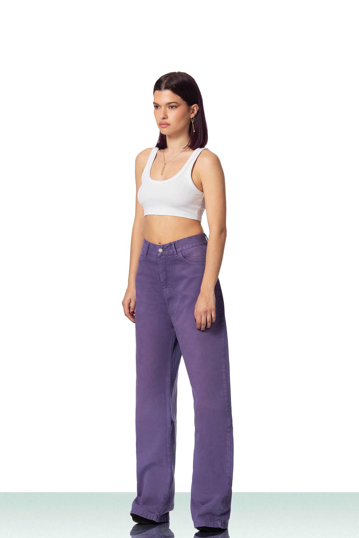 101 JEANS -  plum