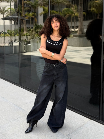 HEAT JEANS - Basic Black