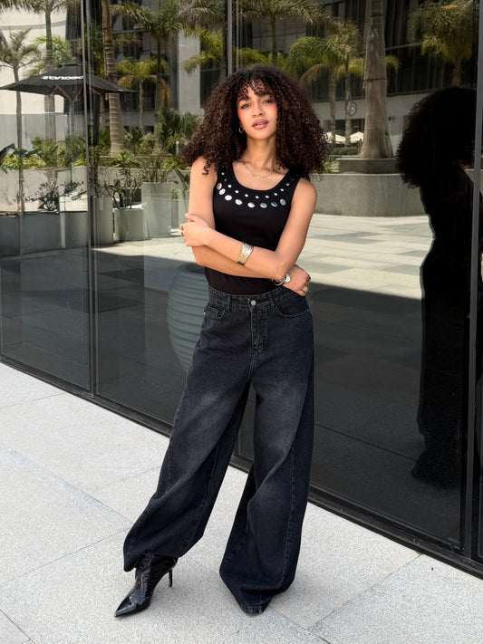 HEAT JEANS - Basic Black