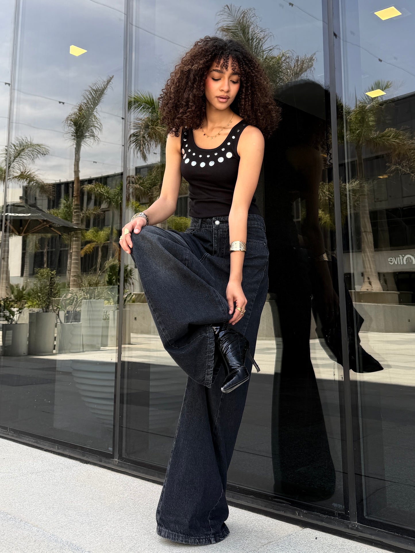 HEAT JEANS - Basic Black