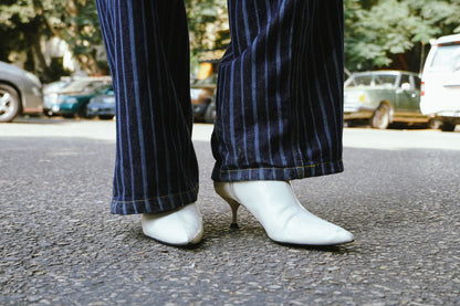 Striped Jeans - Dark Blue
