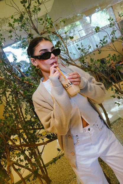 Knitted Cardigan - Cream