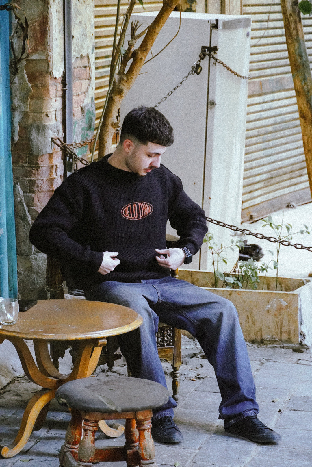 Knit Pullover - Black