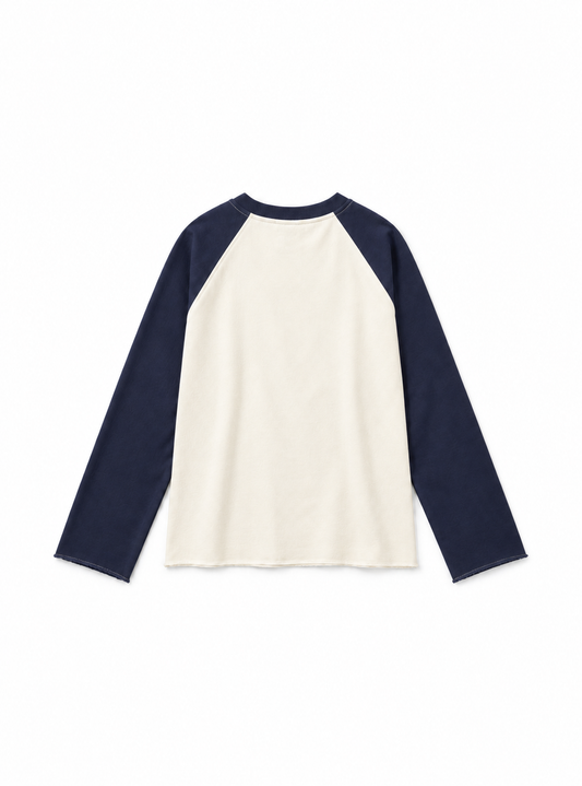 Split Tee - Navy