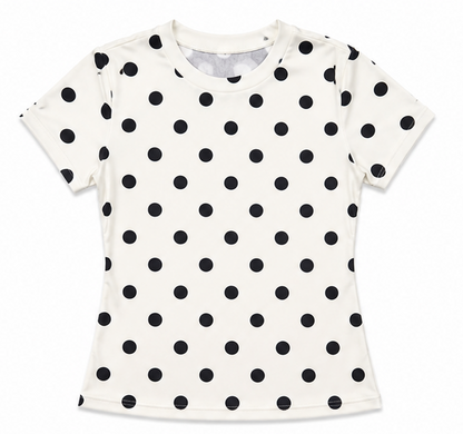 Polka dots Top - Vanilla