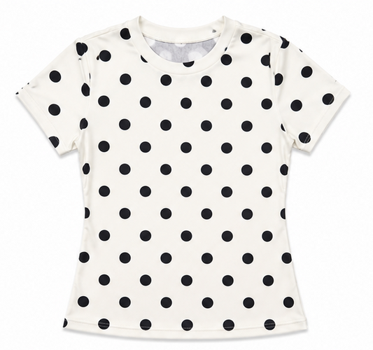 Polka dots Top - Vanilla