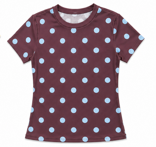 Polka dots Top - Cherry Cream