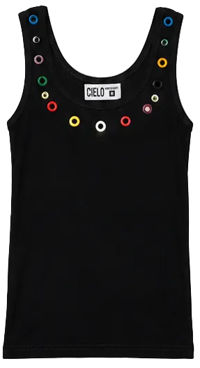 Play Tank Top -  Black Mix