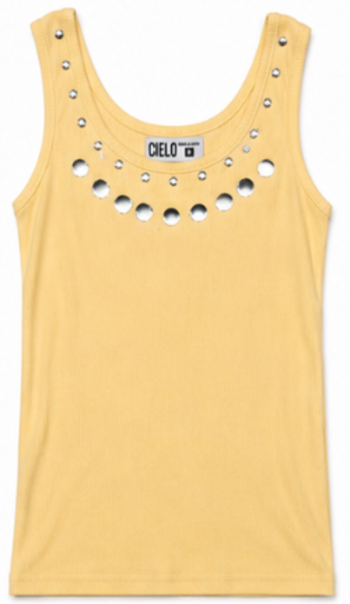 Play Tank Top - Yellow Silver