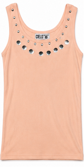 Play Tank Top -  Pink Silver