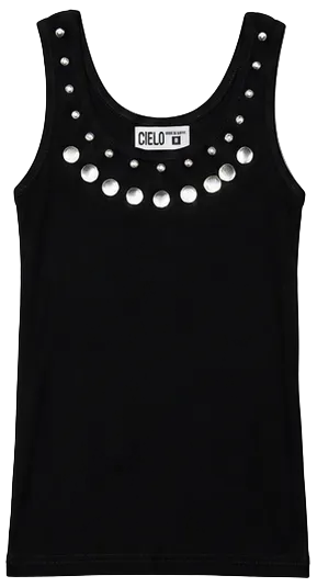 Play Tank Top -  Black Silver