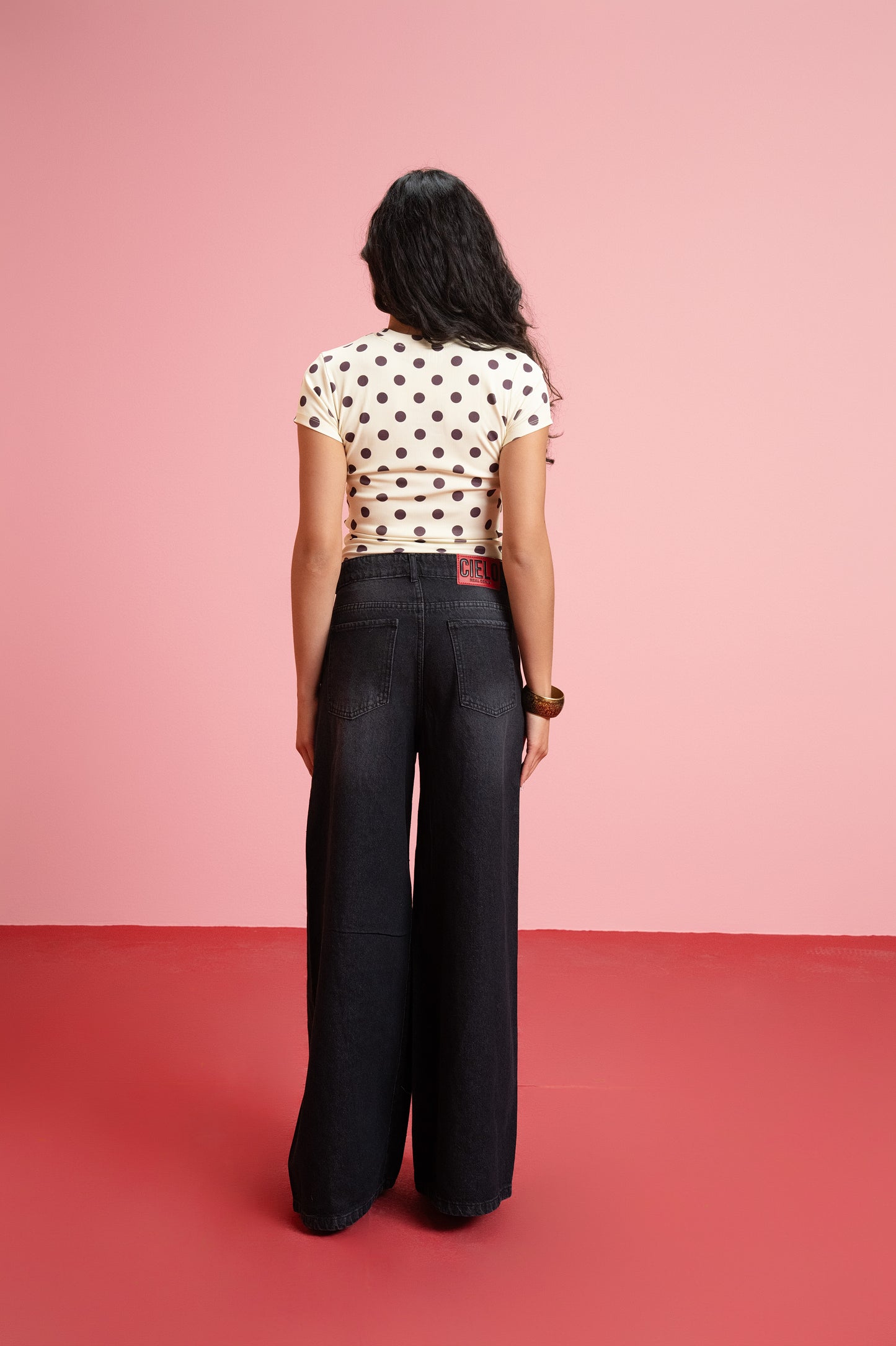 Heat Jeans- Studs Black